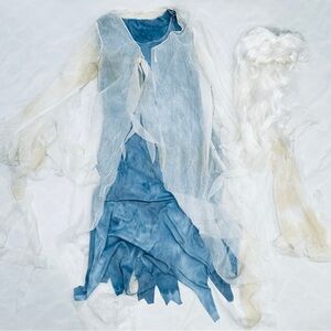 Banshee Silvermist Spectre Blue & White Women’s 4pc Halloween Cosplay Costume